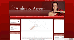 Desktop Screenshot of ambre-et-argent.com